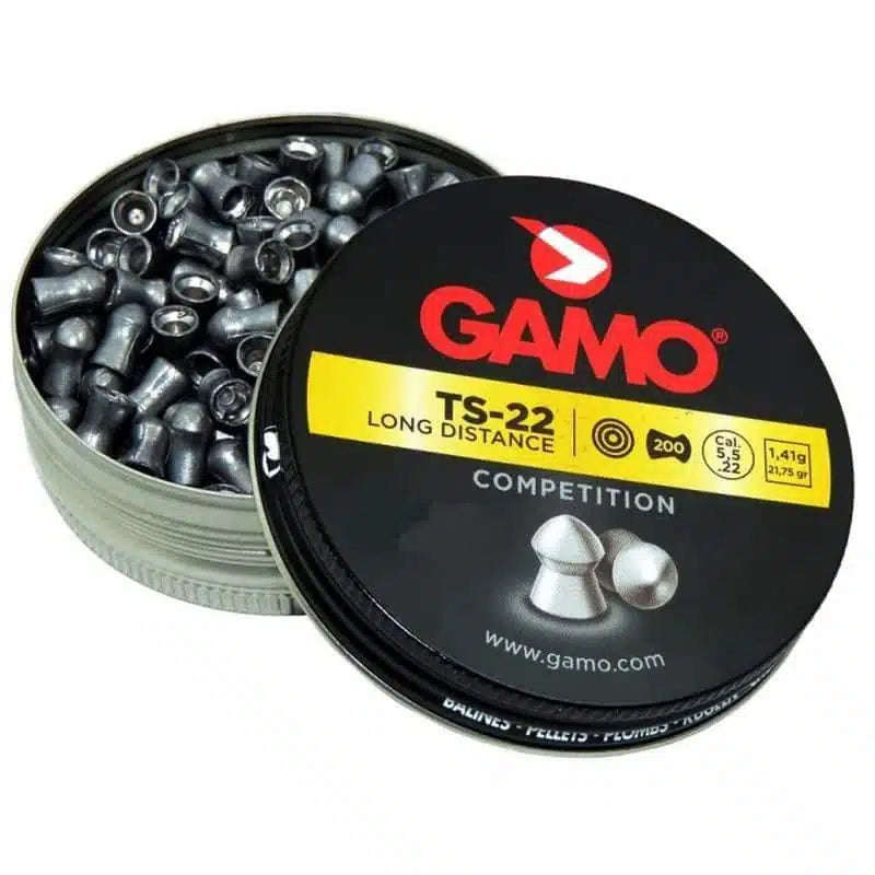 Gamo TS-22 Pellets  5.5mm (Pack of 200) Bulk Buy X 10 Tins