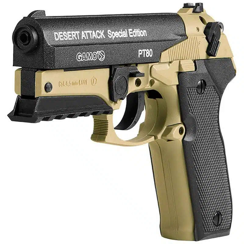 Gamo PT-80 Desert Attack CO2 Air Pistol  4.5mm