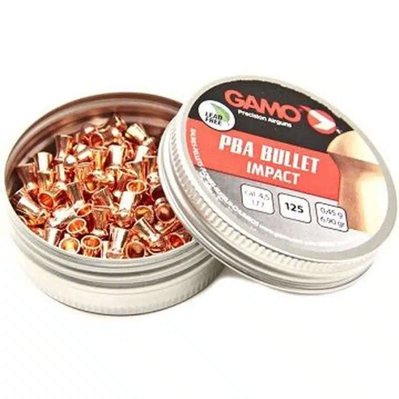 Gamo PBA Bullet Pellets  4.5mm (Pack of 125) Bulk Buy 10 X Tins