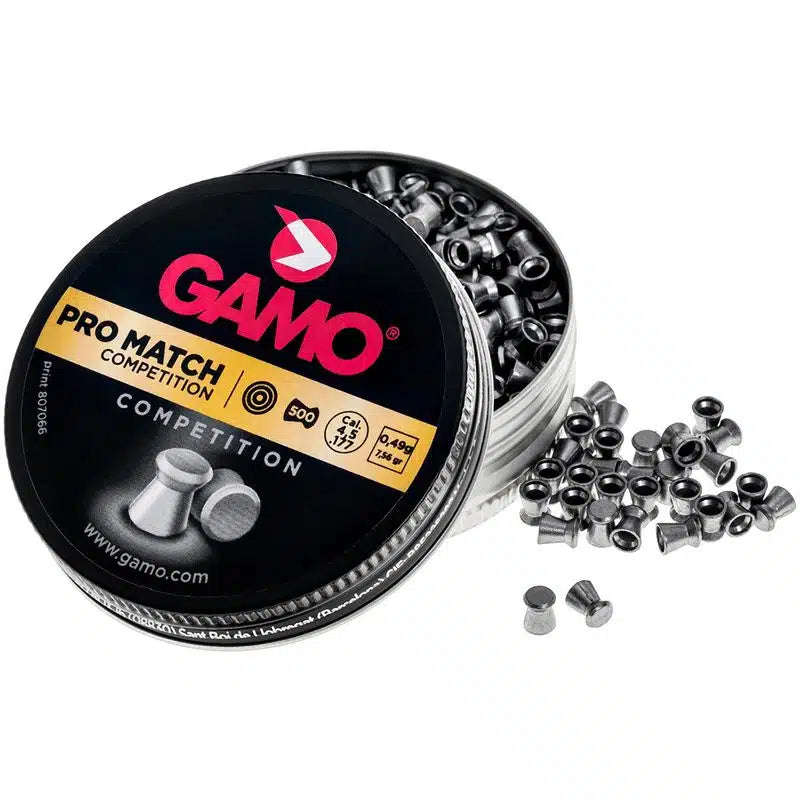 Gamo Pro-Match Pellets  4.5mm (Pack of 500)&nbsp; Bulk Buy X 10 Tins