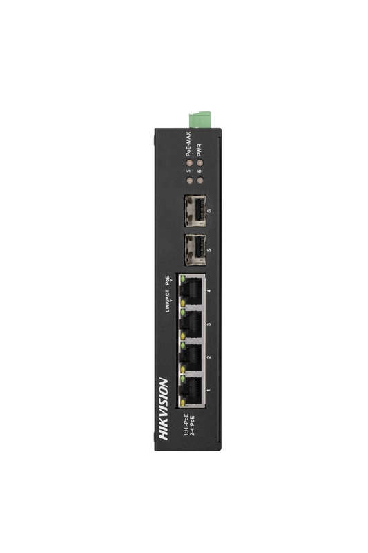 Hikvision 4 Port Gigabit Unmanaged Harsh POE Switch