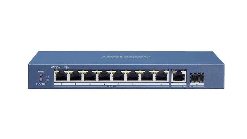 Hikvision 8 Port Gigabit Unmanaged POE Switch