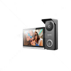 Hikvision 4-wire Hybrid HD analog intercom kit 720p HD video 3m IR 7" indoor station HikConnect s...