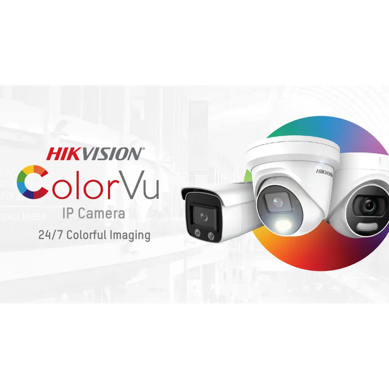 HiLook 2 MP ColorVu Fixed Bullet Network Camera