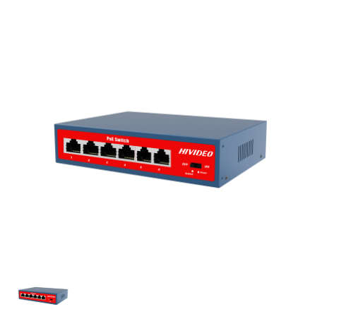 HiVideo 4+2-Port Network POE Switch