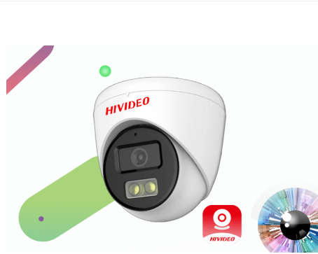 HiVideo Plastic IR Dome Network Camera 2.0MP