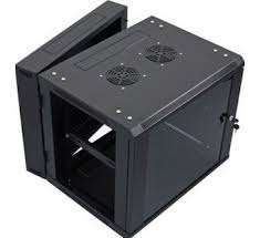 Hikvision 9U Wall Box Swingframe (600mm) incl Fan and Power