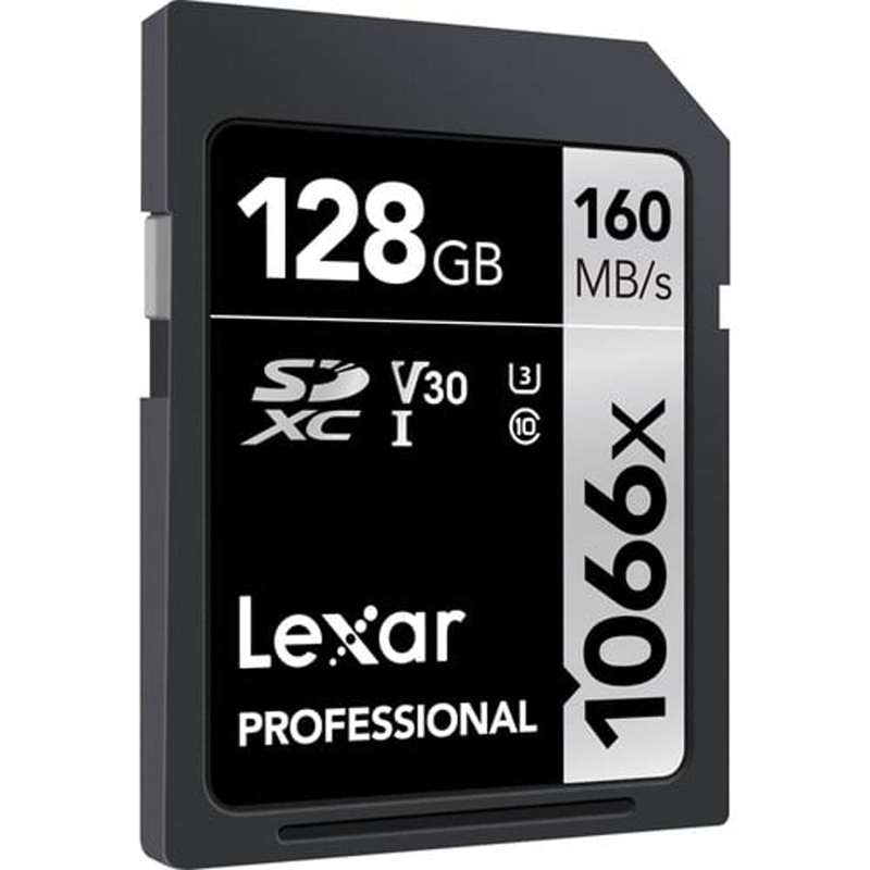 Lexar 128GB Professional 1066x UHS-I SDXC Memory Card (160MB/s, Silver Series)