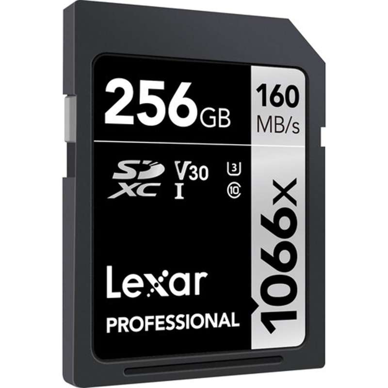 Lexar 256GB Professional 1066x UHS-I SDXC Memory Card (160MB/s, Silver Series)
