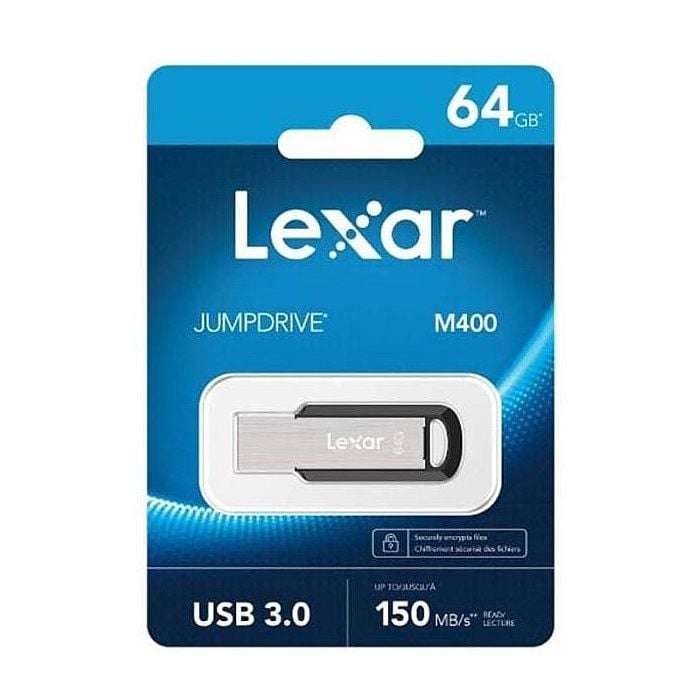 Lexar Jumpdrive M400 Flash Drive - 64GB, USB 3.0