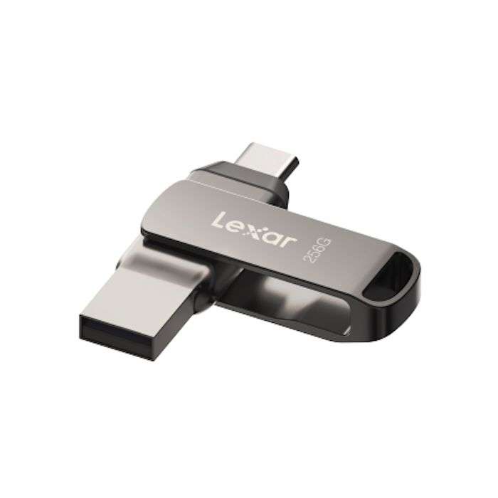 Lexar JumpDrive D400 Flash Drive - USB 3.1 Type-C, 256GB, 130MB/s