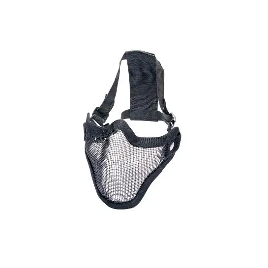 Metal Mesh Mask Lower Half Black 17316