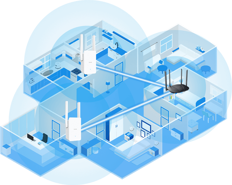TENDA A33 RANGE EXTENDER WIFI 6 DUAL BAND