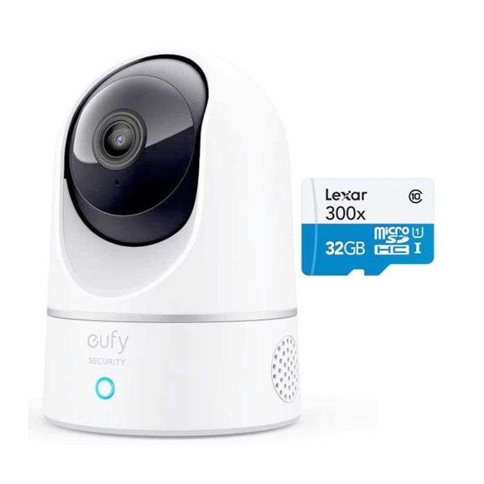 Eufy Indoor Cam 2K Pan&Tilt + Micro SD 32GB - Bundle