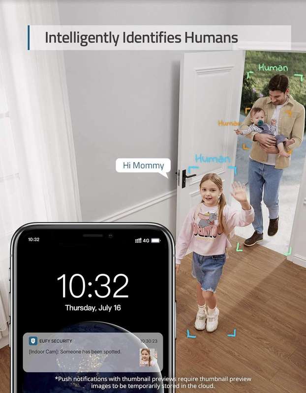 Eufy Indoor Cam 2K Twin Pack + 2 x Micro SD 32GB - Bundle