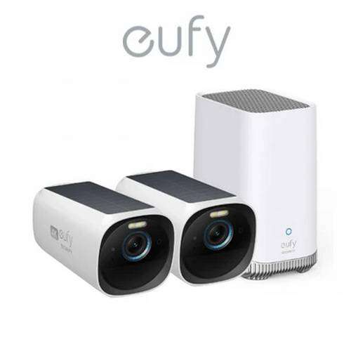 Eufy Security Cam 3 KIT  HOMEBASE 3 AND 2 X 4K SOLAR CAMERAS