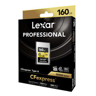 Lexar 160GB CF Express Type A - Gold Memory Card