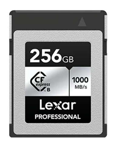 Lexar 256GB Professional CFexpress Type-B Memory Card (Silver Series) 1000MB/s