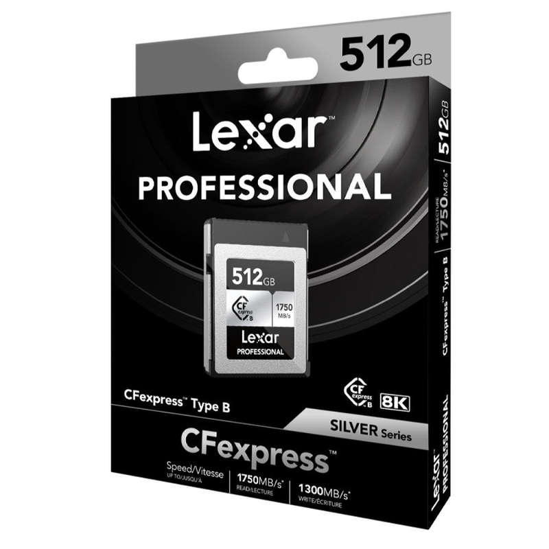 Lexar 512GB CF Express Type B - Silver Memory Card
