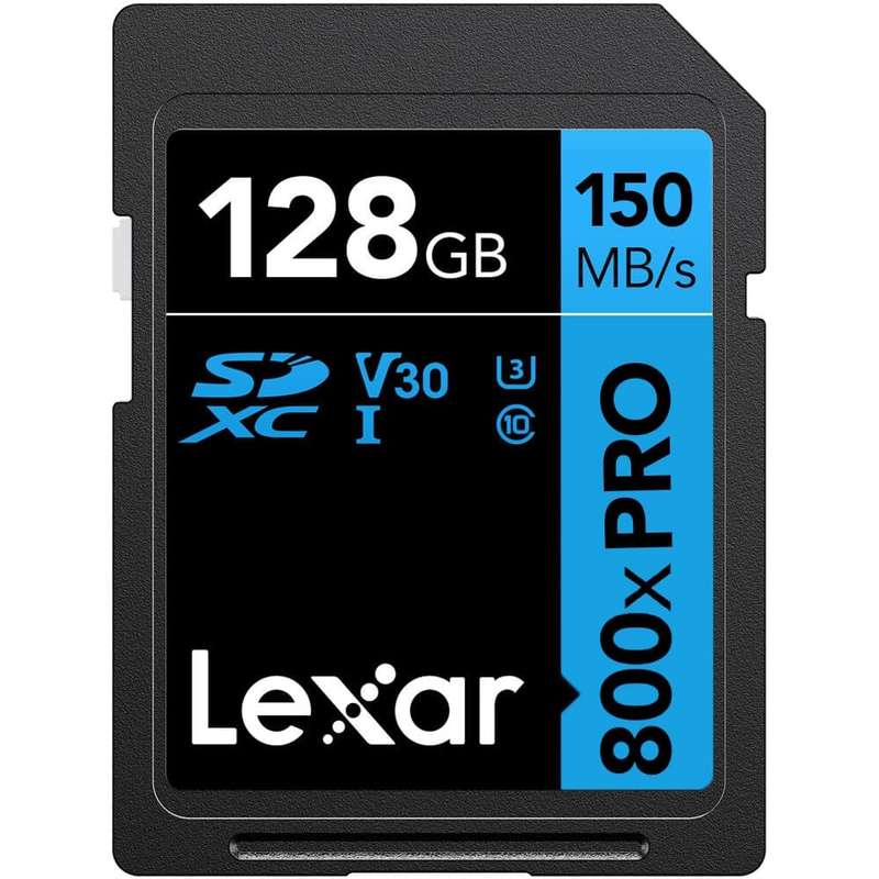 Lexar 800x High-Performance SD Memory Card - 128GB