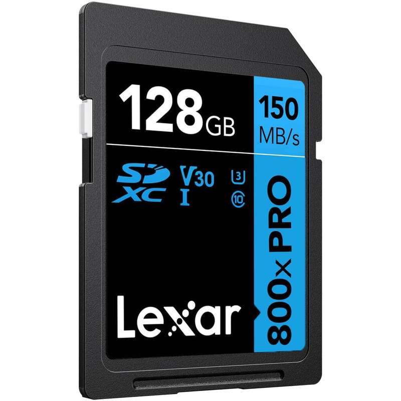 Lexar 800x High-Performance SD Memory Card - 128GB