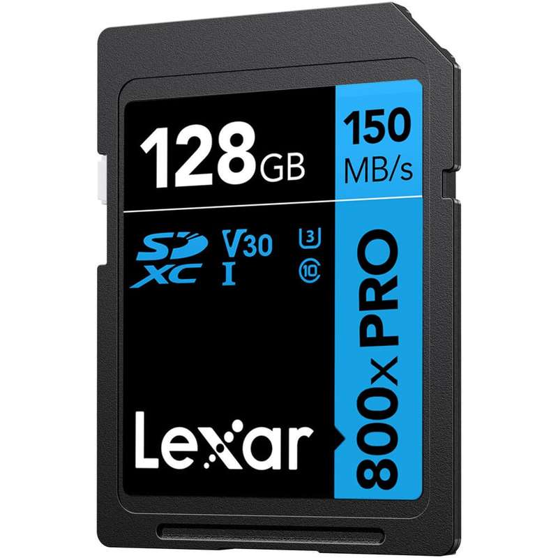Lexar 800x High-Performance SD Memory Card - 128GB