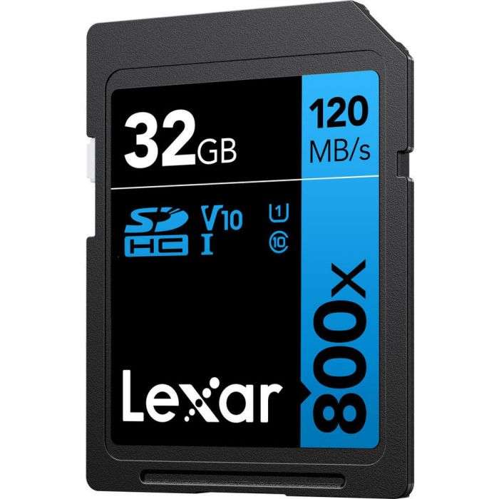 Lexar 800x High-Performance SD Memory Card - 32GB