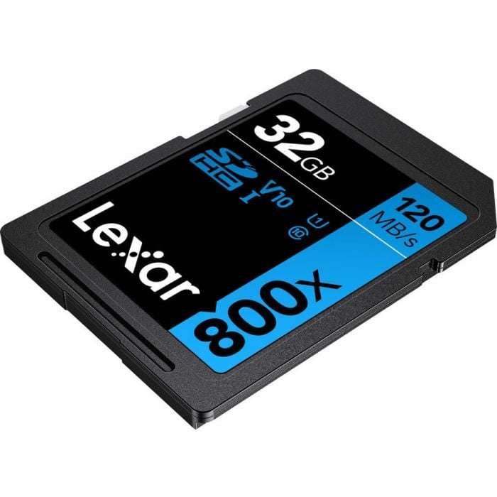 Lexar 800x High-Performance SD Memory Card - 32GB