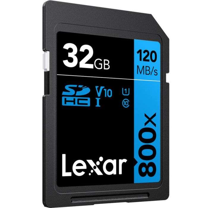 Lexar 800x High-Performance SD Memory Card - 32GB