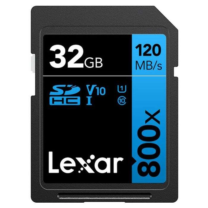 Lexar 800x High-Performance SD Memory Card - 32GB