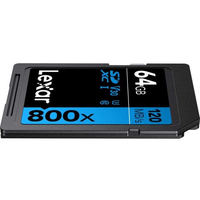 Lexar 800x High-Performance SD Memory Card - 64GB