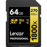Lexar Professional 1800x UHS-II SDXC 64GB