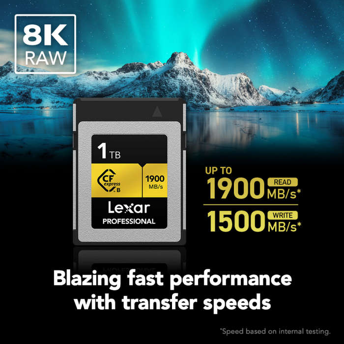 Lexar Professional 1Tb Gold CFexpress Type B Card