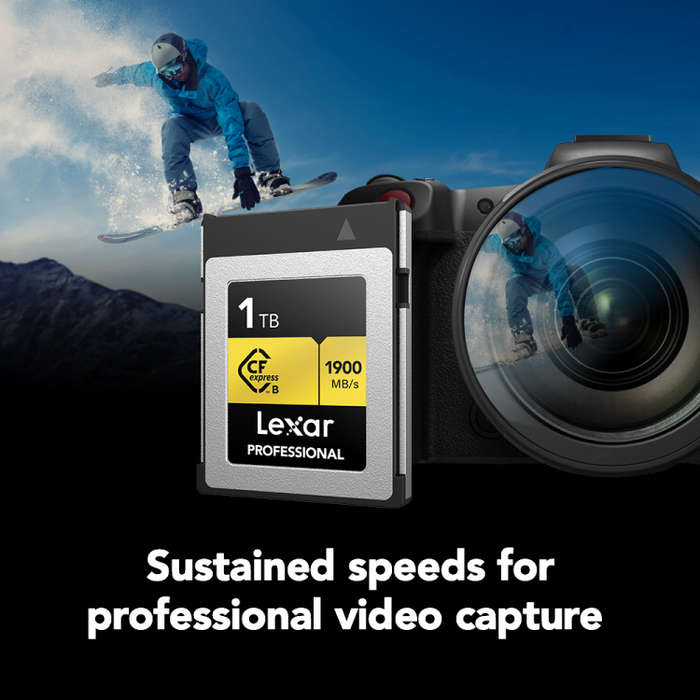 Lexar Professional 1Tb Gold CFexpress Type B Card