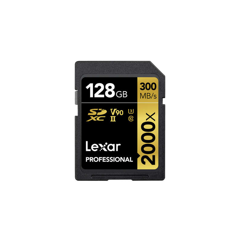 Lexar Professional 2000x UHS-II SDXC Memory Card 128GB