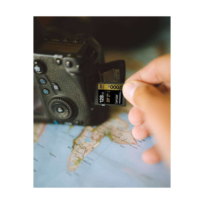 Lexar Professional 2000x UHS-II SDXC Memory Card 128GB