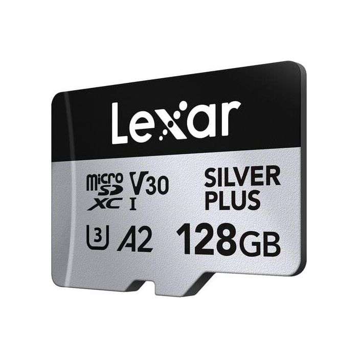 Lexar Professional SILVER PLUS UHS-I microSDXC Card - 128GB, 205MB/s
