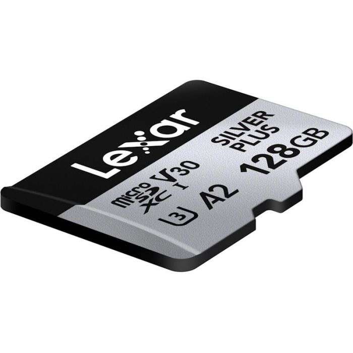 Lexar Professional SILVER PLUS UHS-I microSDXC Card - 128GB, 205MB/s