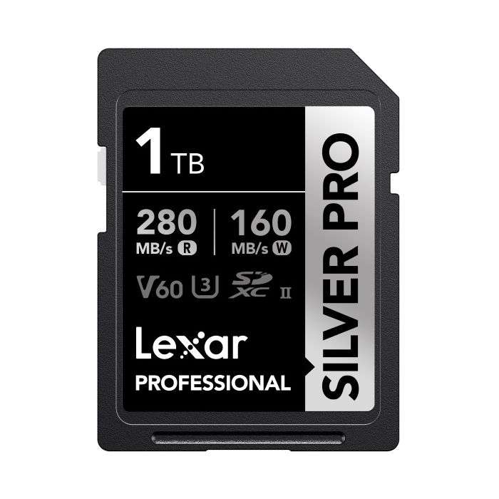 Lexar Professional SILVER PRO SDXC UHS-II Memory Card - 1TB, 280MB/s