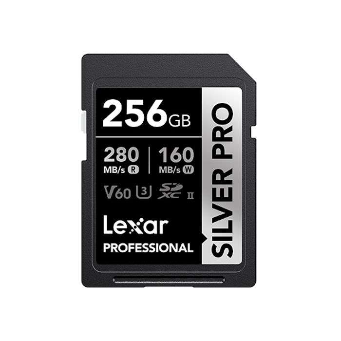 Lexar Professional SILVER PRO SDXC UHS-II Memory Card - 256GB, 280MB/s