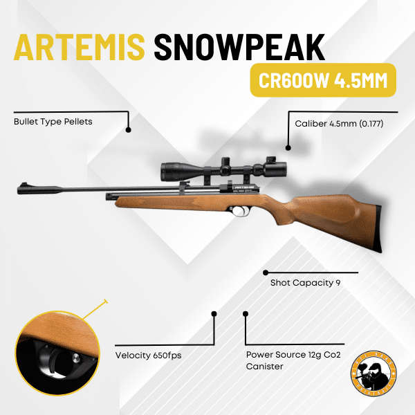Artemis SnowPeak CR600W 4.5mm Wood