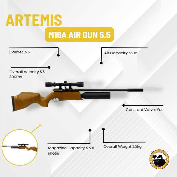 Artemis SnowPeak M16A 5.5mm Wood