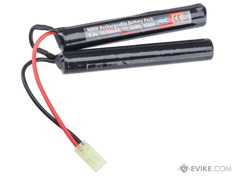 ASG 19360 BATTERY 9.6V 1600 MAH 15.36WH NIMH