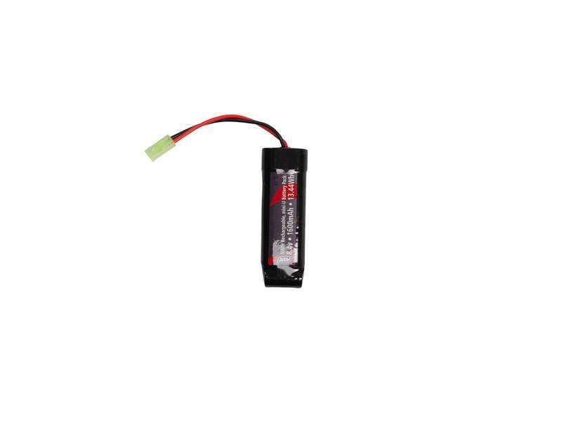 Asg Battery 8.4V 1600MAH NIMH Mini-u Tamiya Connector 19631