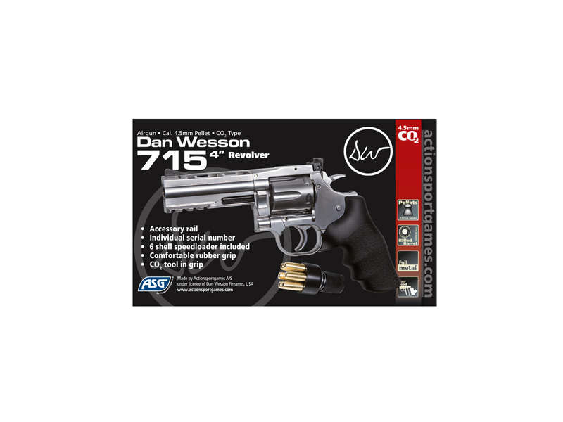 ASG DW 715 4INCH SILVER 4.5MM PELLET - ASG 18612