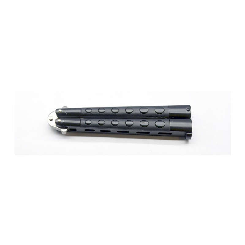 Butterfly knife black handle- 7127P