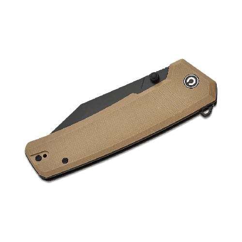 Civivi Bhaltair Tan Coarse Handle Blk G10 Handle  C23024-2
