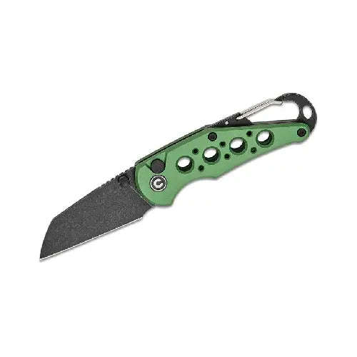 CIVIVI Pragma Green Aluminum Handle Black Stonewashed Nitro-V Blade - C23062B-3