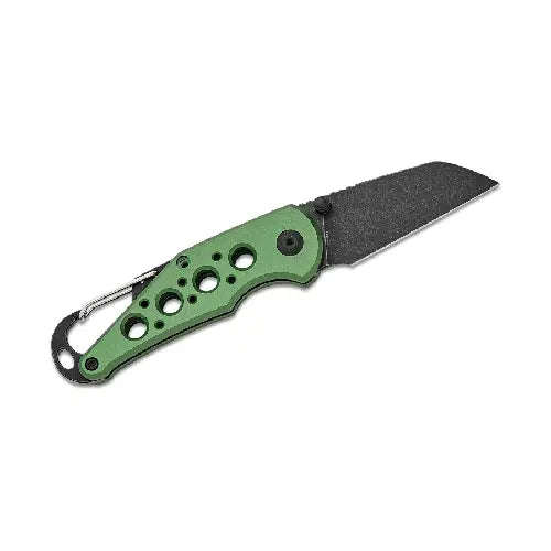 CIVIVI Pragma Green Aluminum Handle Black Stonewashed Nitro-V Blade - C23062B-3