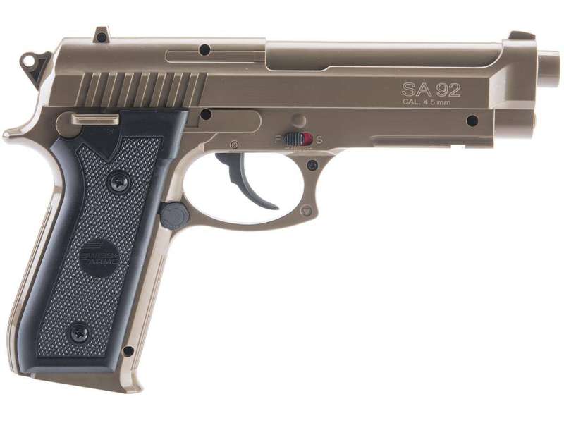 288513 SWISS ARMS SA92 TAN C02 BAX 4.5MM 15BBS